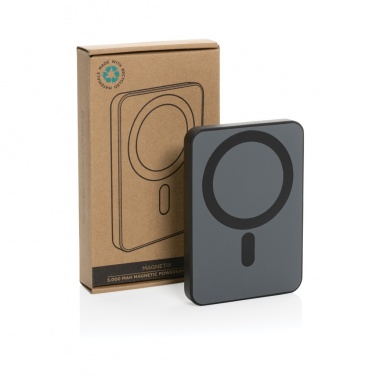 Logo trade promotional items picture of: Magnetix RCS recycled plastic 5000 mah magnetic powerbank