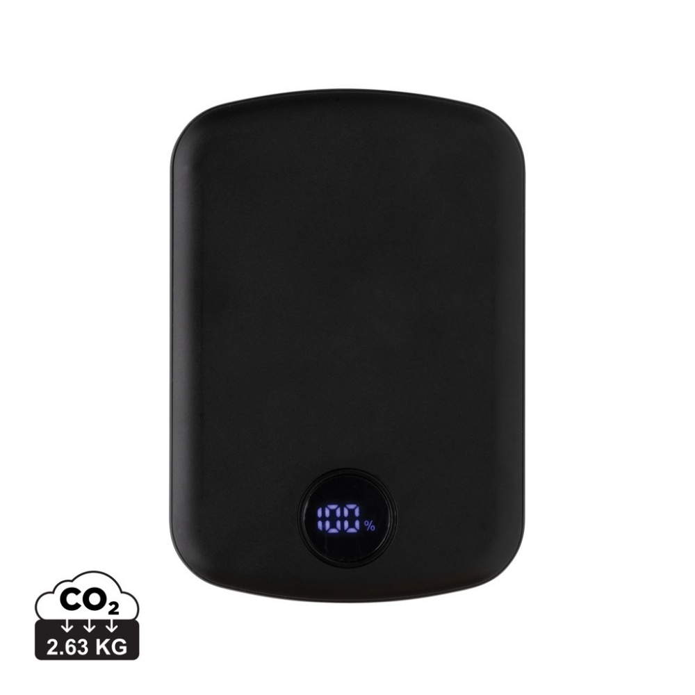 Logo trade promotional item photo of: MagBoost RCS recycled plastic 5000 mah magnetic powerbank