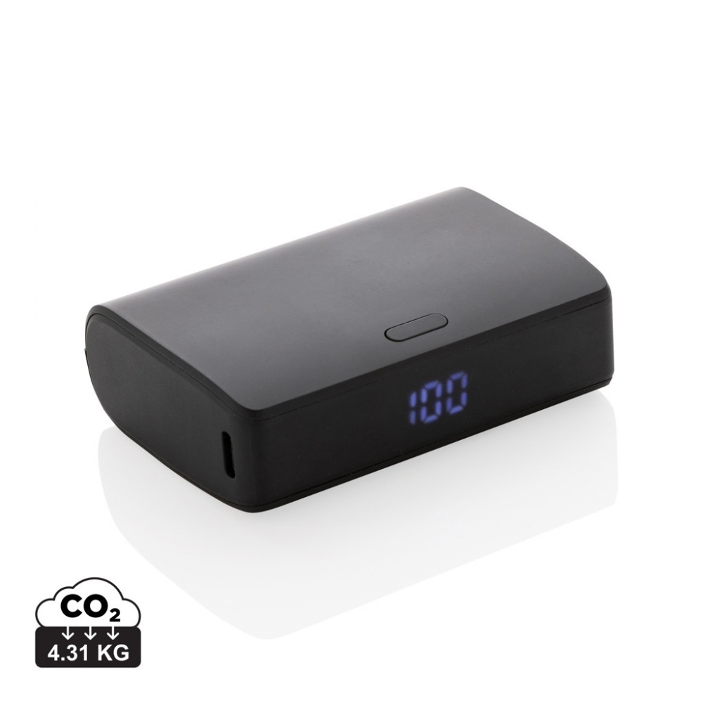Logo trade promotional gift photo of: FlashCharge RCS rplastic 10000 mah fast charge powerbank