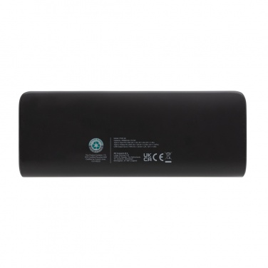 Logo trade advertising product photo of: FlashCharge RCS rplastic 20000 mah fast charge powerbank