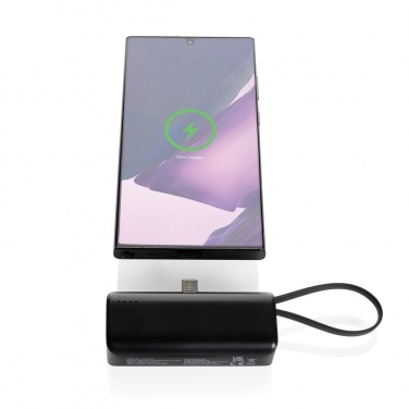 Logotrade promotional items photo of: Powerlink RCS rplastic 3000 mah powerbank USB C connector