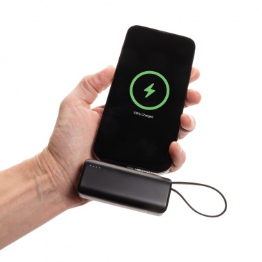 Logo trade advertising products image of: Powerlink RCS rplastic 3000 mAh powerbank iOS connector