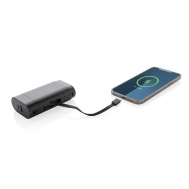 Logo trade promotional gifts image of: CycleCell 10,000 mah removable battery powerbank