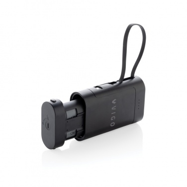 Logo trade promotional gifts image of: CycleCell 10,000 mah removable battery powerbank