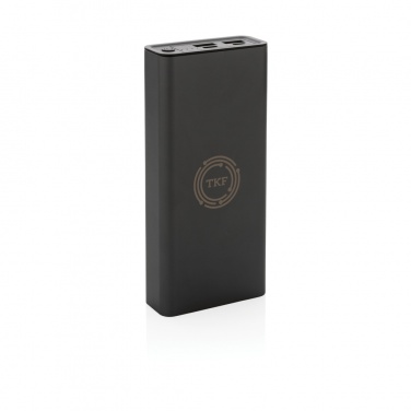 Logotrade promotional giveaways photo of: Terra RCS recycled 20W aluminium powerbank 20.000 mAh