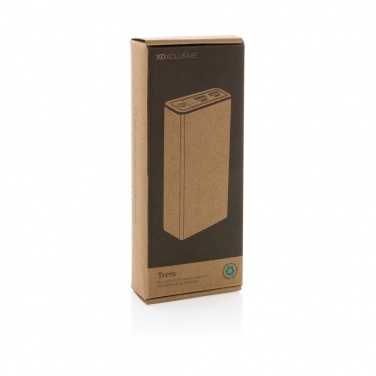 Logotrade promotional merchandise photo of: Terra RCS recycled 20W aluminium powerbank 20.000 mAh
