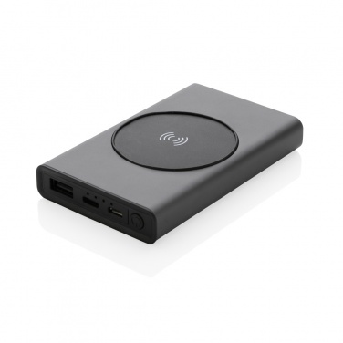Logotrade business gifts photo of: Terra RCS recycled aluminium 5000 mAh powerbank 5W wireless