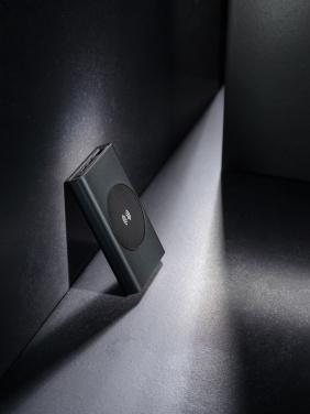 Logotrade promotional merchandise picture of: Terra RCS recycled aluminium 5000 mAh powerbank 5W wireless