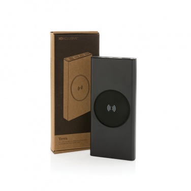 Logotrade promotional merchandise picture of: Terra RCS recycled 18W aluminium 10000 powerbank 10W