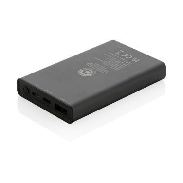 Logotrade corporate gifts photo of: Terra RCS recycled aluminium powerbank 5.000 mAh