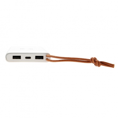 Logo trade promotional giveaways image of: Aria 8.000 mAh 5W wireless charging powerbank