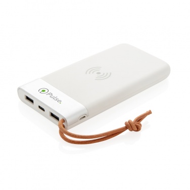 Logotrade corporate gift image of: Aria 8.000 mAh 5W wireless charging powerbank