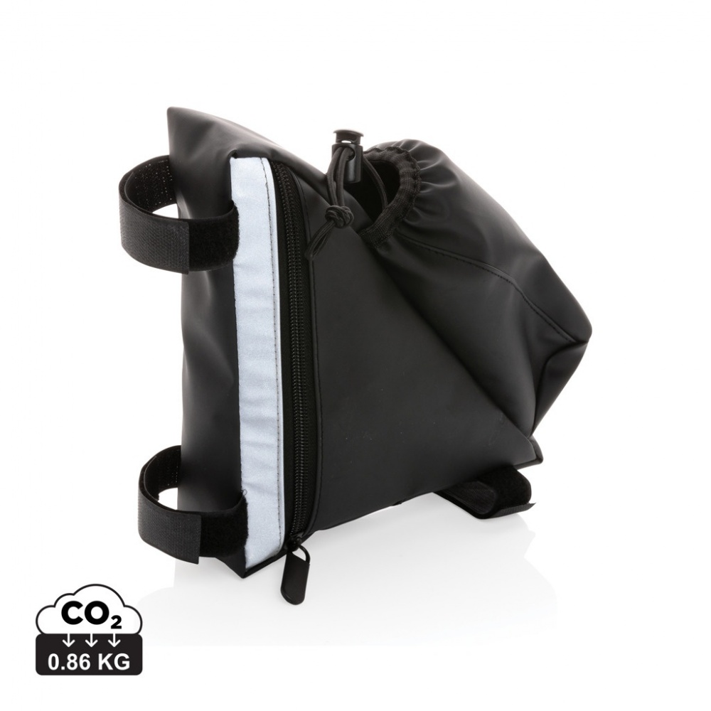 Logotrade business gift image of: PU high visibility bike frame bag with bottle holder