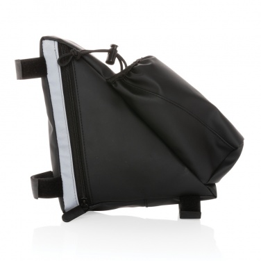 Logo trade promotional items picture of: PU high visibility bike frame bag with bottle holder