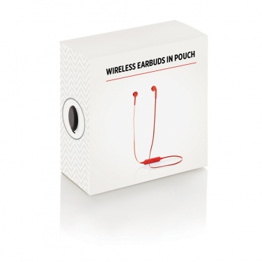 Logotrade promotional item picture of: Wireless earbuds in pouch
