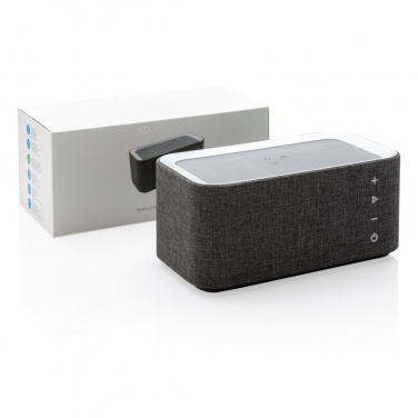 Logotrade promotional item picture of: Vogue wireless charging speaker