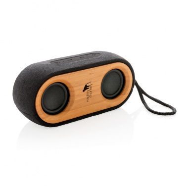 Logotrade promotional merchandise image of: Bamboo X double speaker