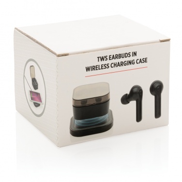 Logotrade promotional giveaway picture of: TWS earbuds in wireless charging case