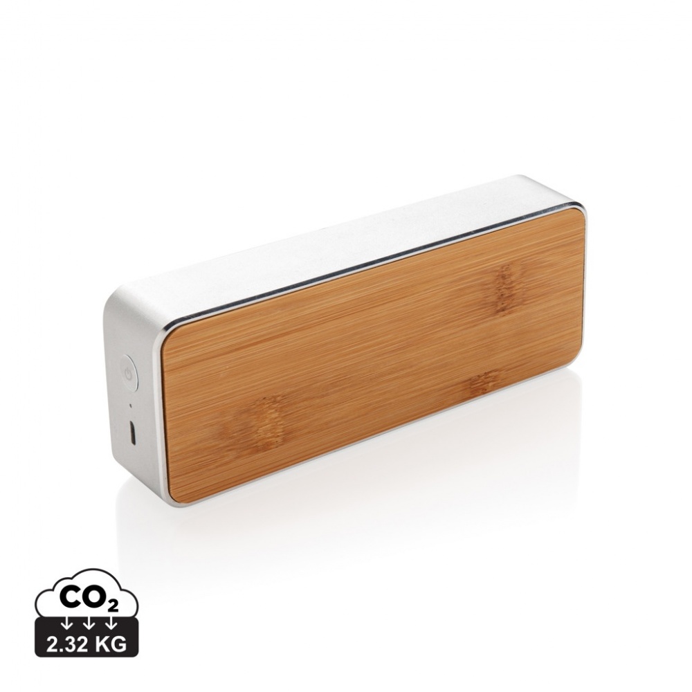 Logotrade corporate gift picture of: Nevada Bamboo 3W wireless speaker