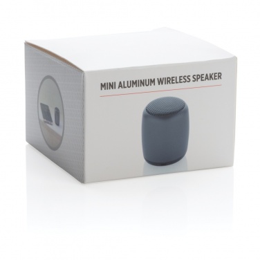 Logotrade corporate gift picture of: Mini aluminium wireless speaker
