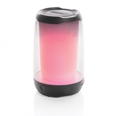 Logo trade advertising products image of: RCS recycled plastic Lightboom 5W speaker