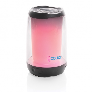 Logotrade promotional gift image of: RCS recycled plastic Lightboom 5W speaker