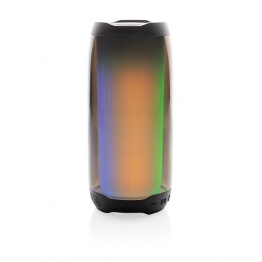Logo trade promotional product photo of: RCS recycled plastic Lightboom 10W speaker