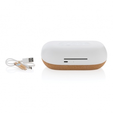 Logotrade promotional merchandise image of: Oregon RCS recycled plastic and cork 10W speaker