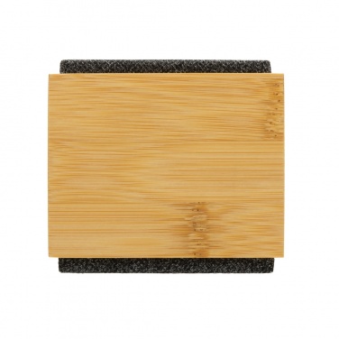 Logo trade business gifts image of: Wynn 5W bamboo wireless speaker