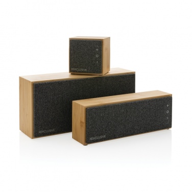 Logotrade promotional item image of: Wynn 10W bamboo wireless speaker