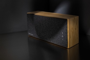 Logo trade promotional gift photo of: Wynn 20W bamboo wireless speaker