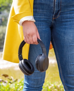 Logotrade corporate gift picture of: RCS recycled plastic JAM wireless headphone