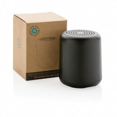 Logotrade promotional gifts photo of: RCS certified recycled plastic 5W Wireless speaker
