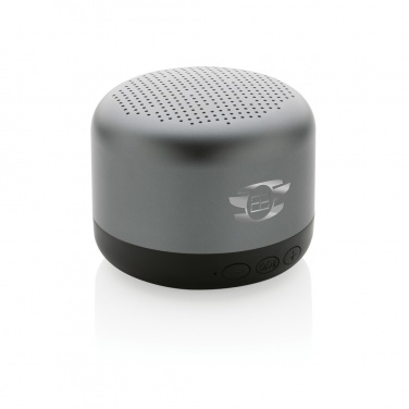 Logo trade promotional products image of: Terra RCS recycled aluminium 5W wireless speaker