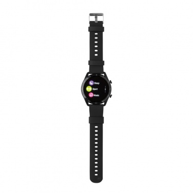 Logo trade corporate gifts image of: RCS recycled TPU Fit Watch round