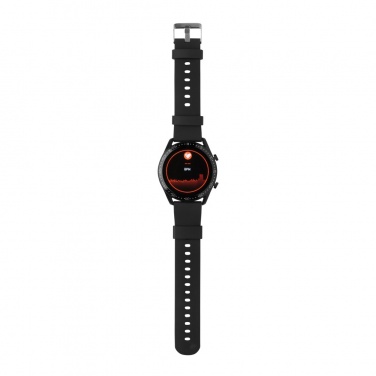 Logo trade promotional gift photo of: RCS recycled TPU Fit Watch round