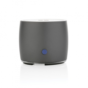 Logotrade promotional products photo of: Swiss Peak RCS recycled aluminum 3W bass speaker