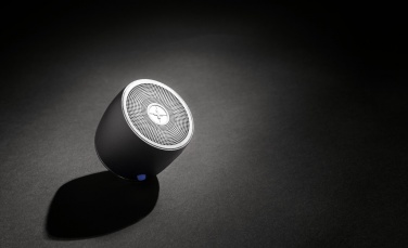 Logo trade promotional gift photo of: Swiss Peak RCS recycled aluminum 3W bass speaker