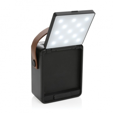 Logo trade promotional gift photo of: Skywave RCS recycled plastic solar speaker 12W