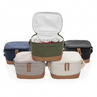 Logo trade promotional products image of: Impact AWARE™ 16 oz. rcanvas six can cooler bag