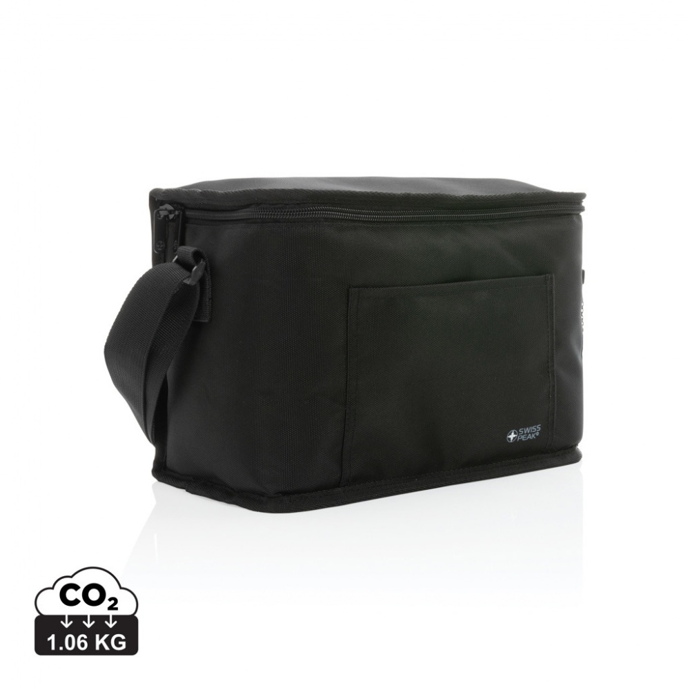 Logotrade advertising product image of: Swiss Peak AWARE™ 1200D deluxe 8 can cooler bag