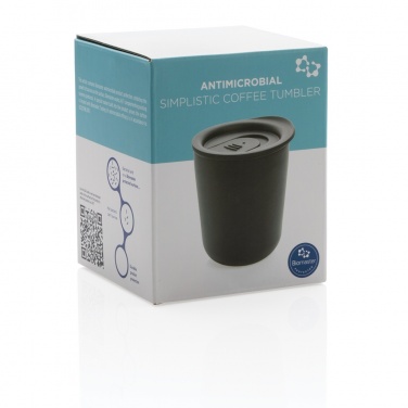Logo trade promotional merchandise picture of: Simplistic antimicrobial coffee tumbler