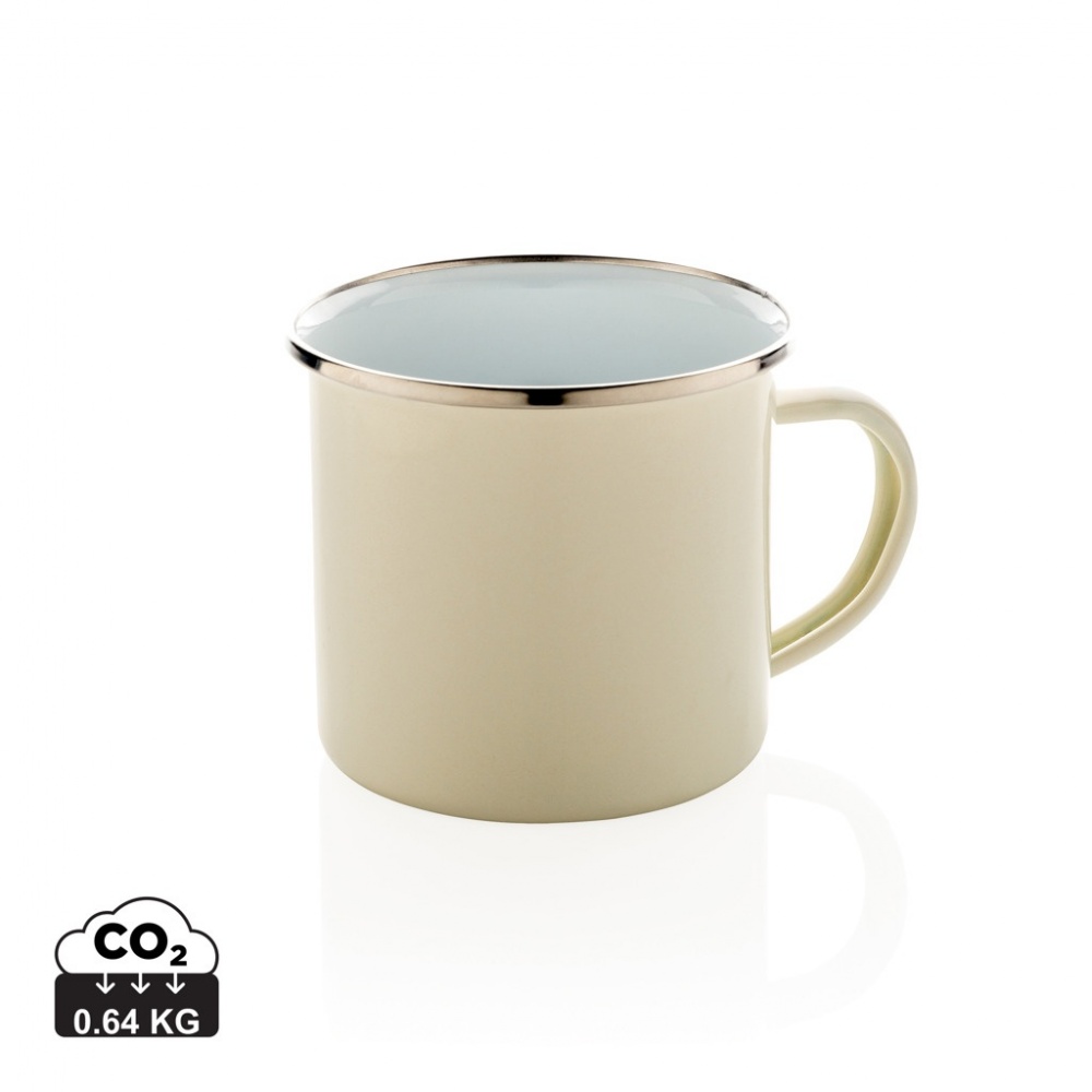 Logo trade promotional items picture of: Vintage enamel mug