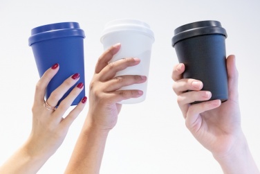 Logo trade promotional gifts picture of: Reusable double wall coffee cup 300ml