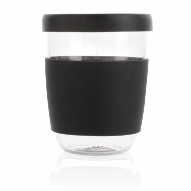 Logotrade promotional gift picture of: Ukiyo borosilicate glass with silicone lid and sleeve