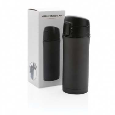 Logotrade promotional giveaways photo of: Metallic easy lock vacuum mug