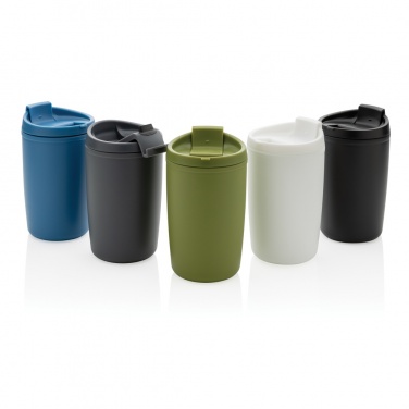 Logo trade advertising product photo of: GRS Recycled PP tumbler with flip lid