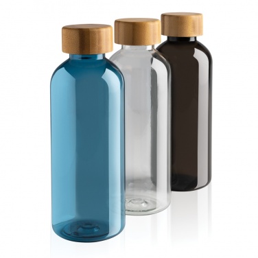 Logo trade advertising products image of: RCS RPET bottle with bamboo lid