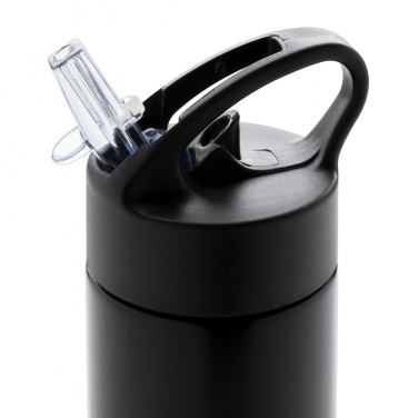 Logo trade promotional items image of: Sport bottle with straw