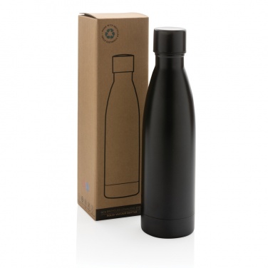Logo trade promotional items image of: RCS Recycled stainless steel solid vacuum bottle